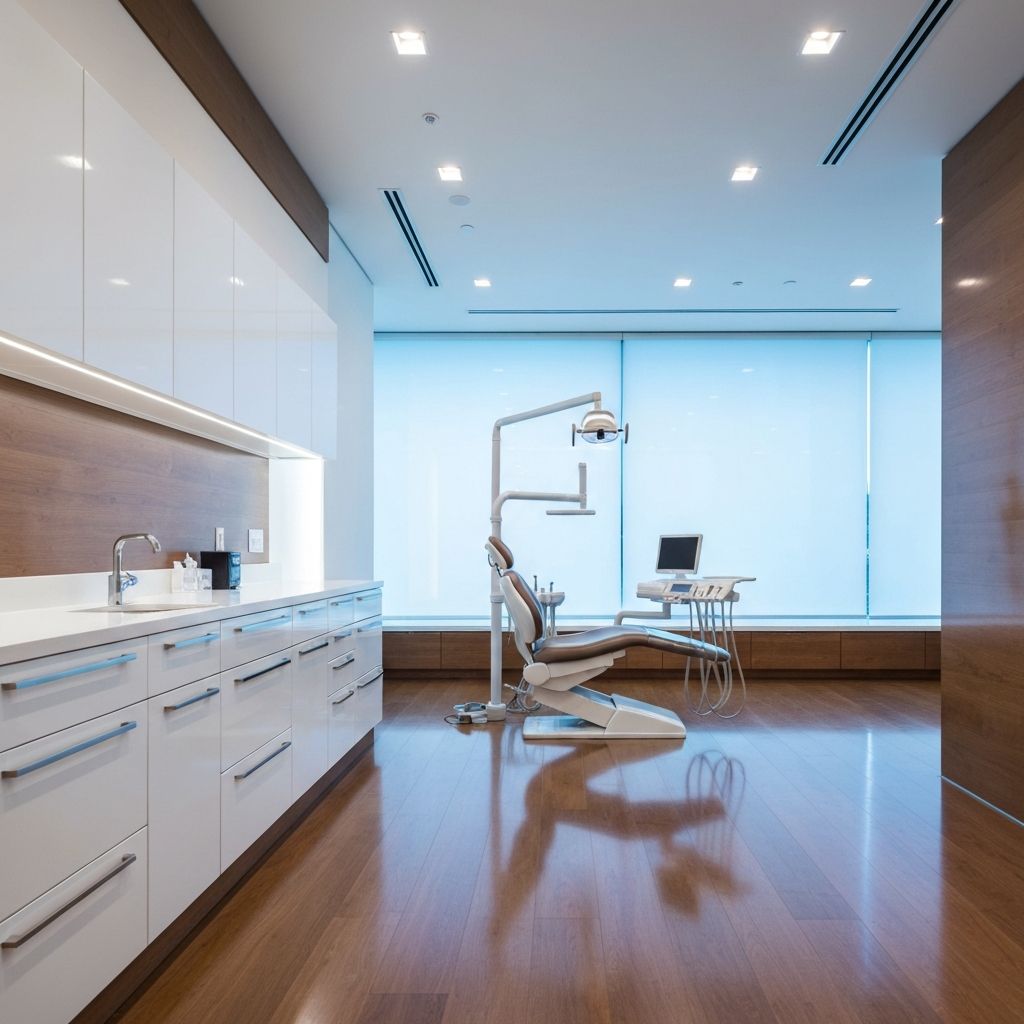 Modern dental clinic interior